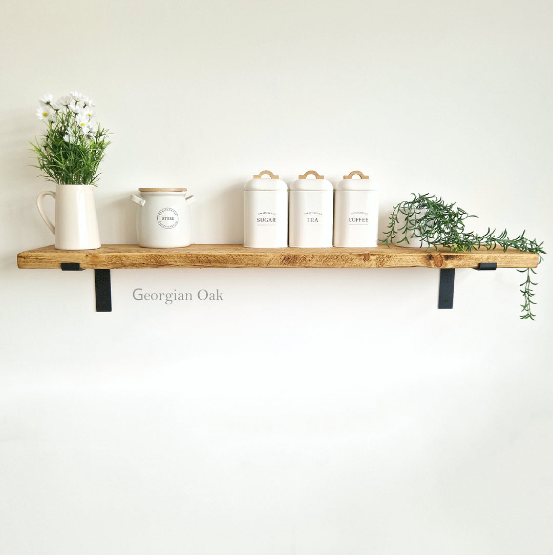 Relaimed Scaffold Board Shelf
