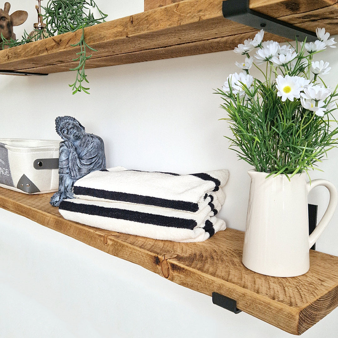 Relaimed Scaffold Board Shelf