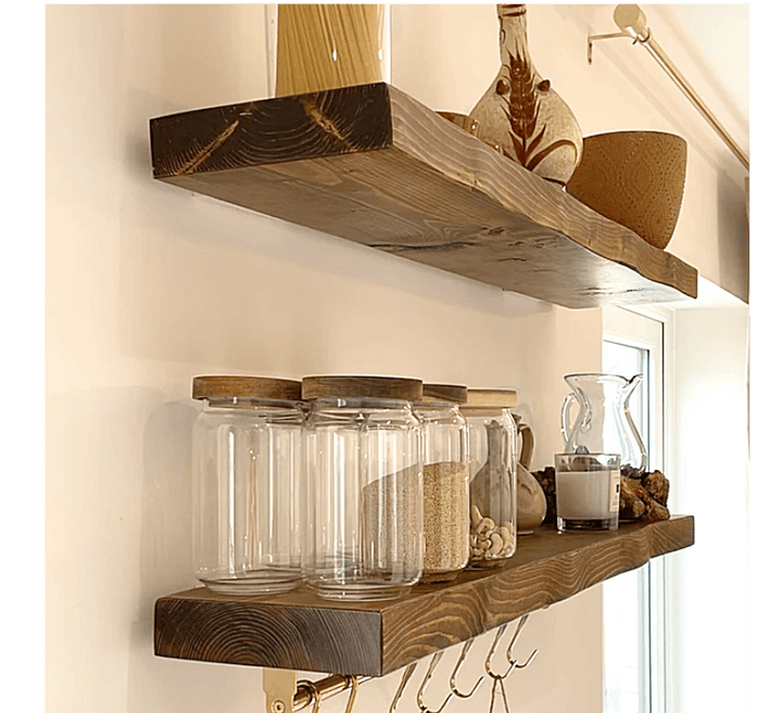 Waney Edge Shelf