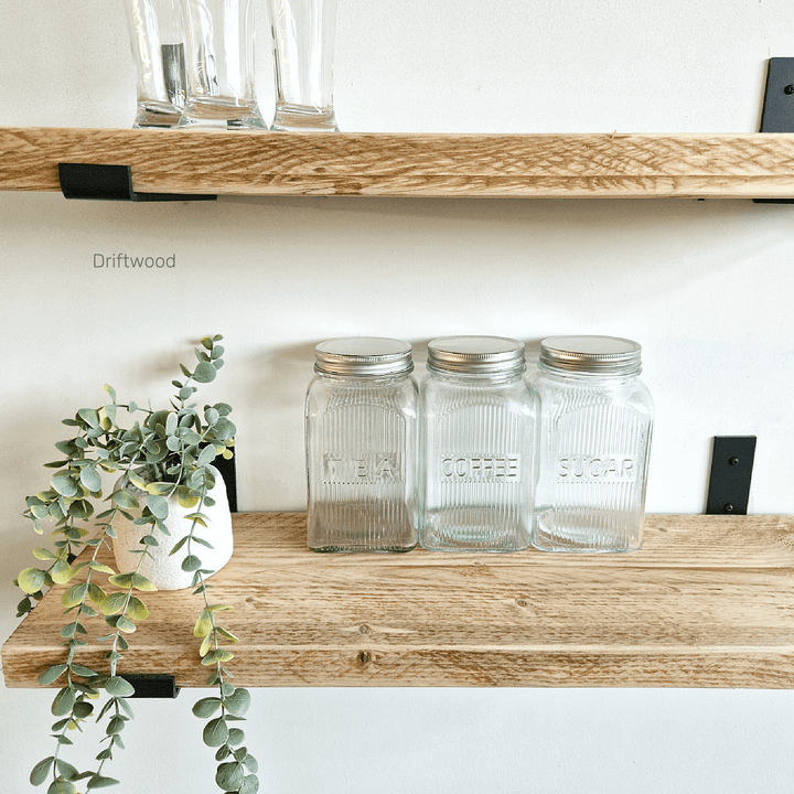 Relaimed Scaffold Board Shelf
