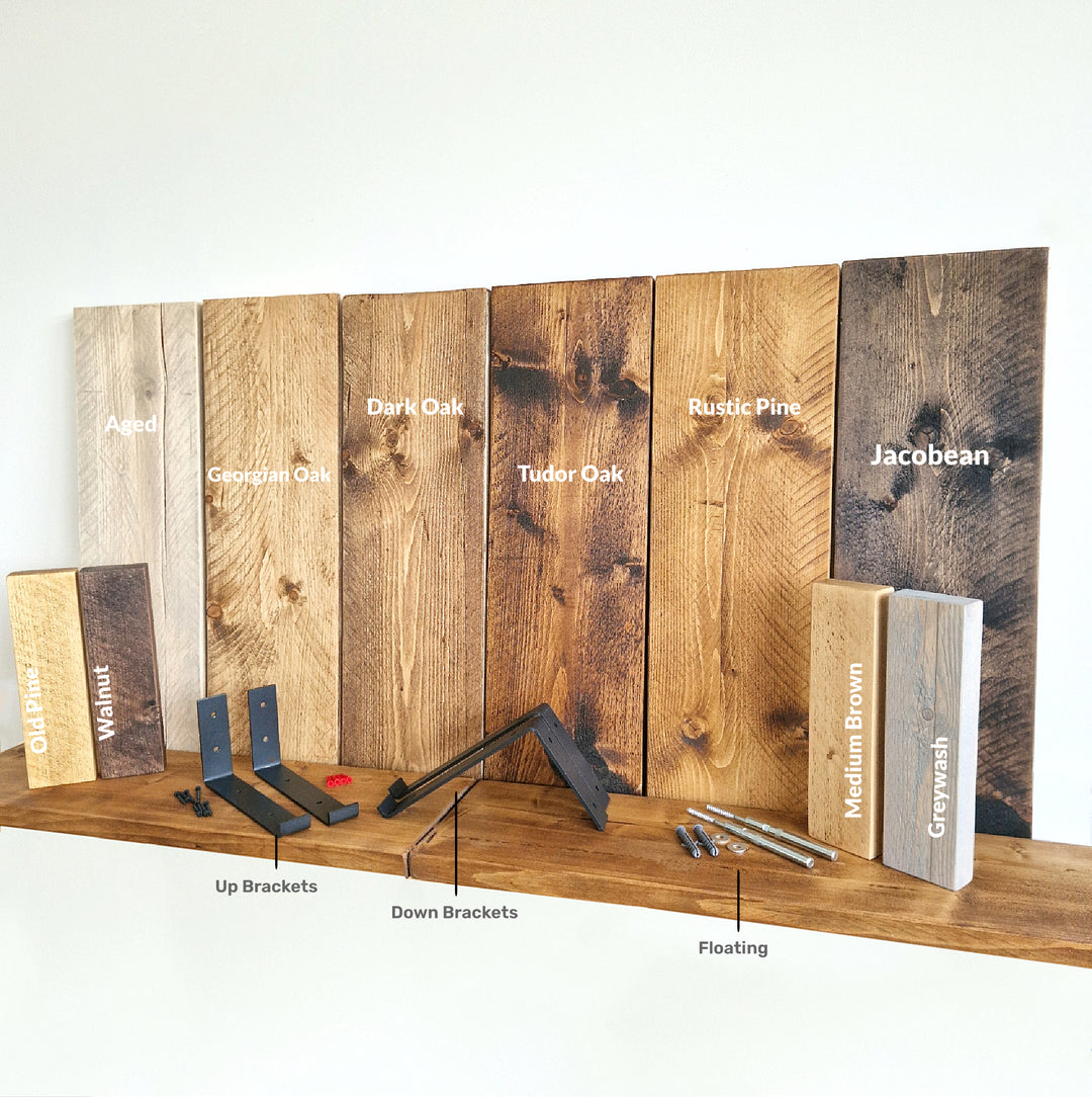 Relaimed Scaffold Board Shelf