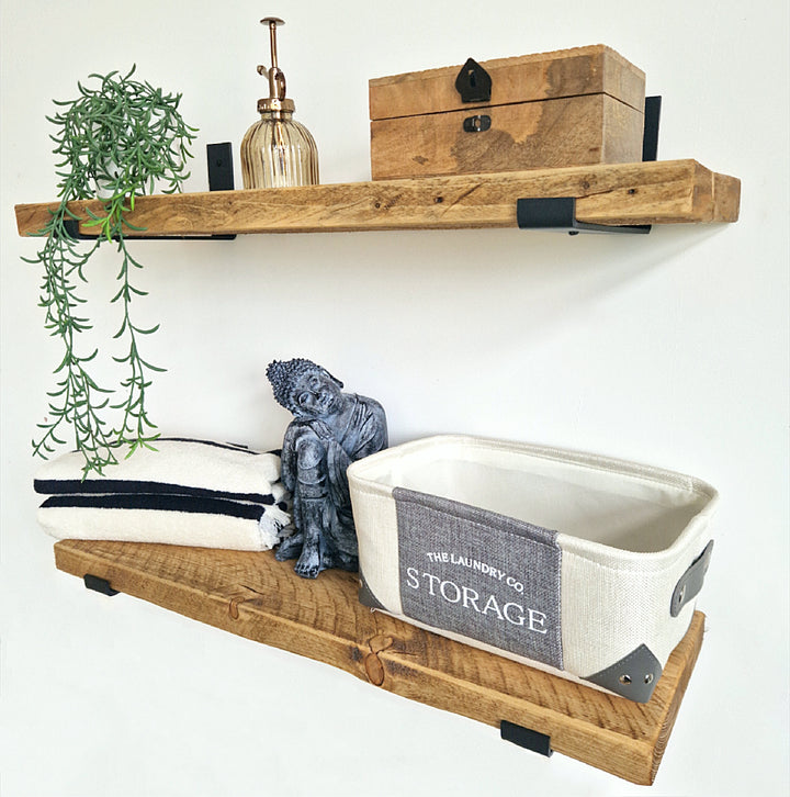 Relaimed Scaffold Board Shelf