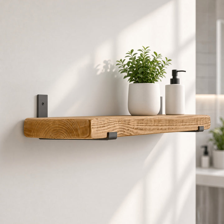 Relaimed Scaffold Board Shelf