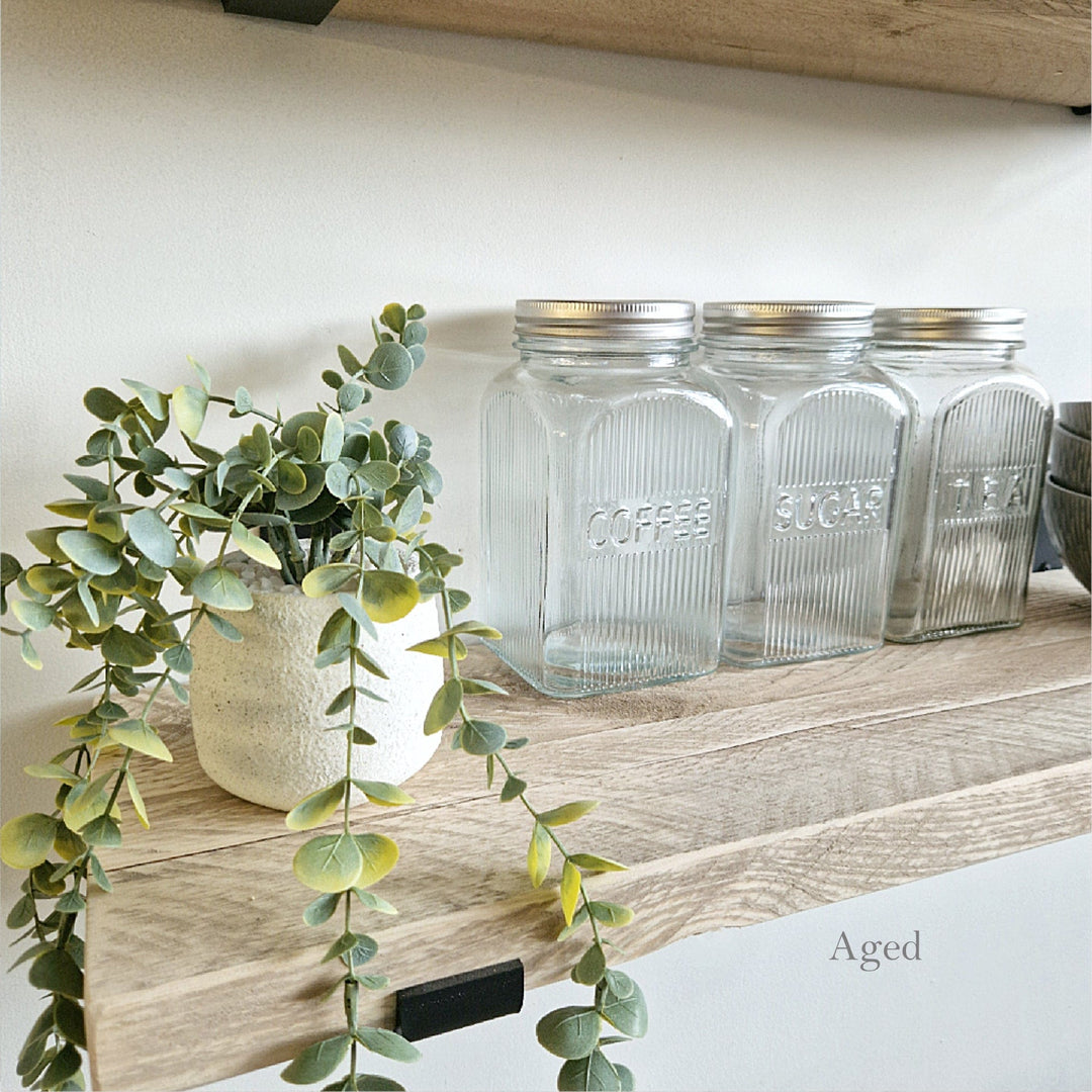 Relaimed Scaffold Board Shelf