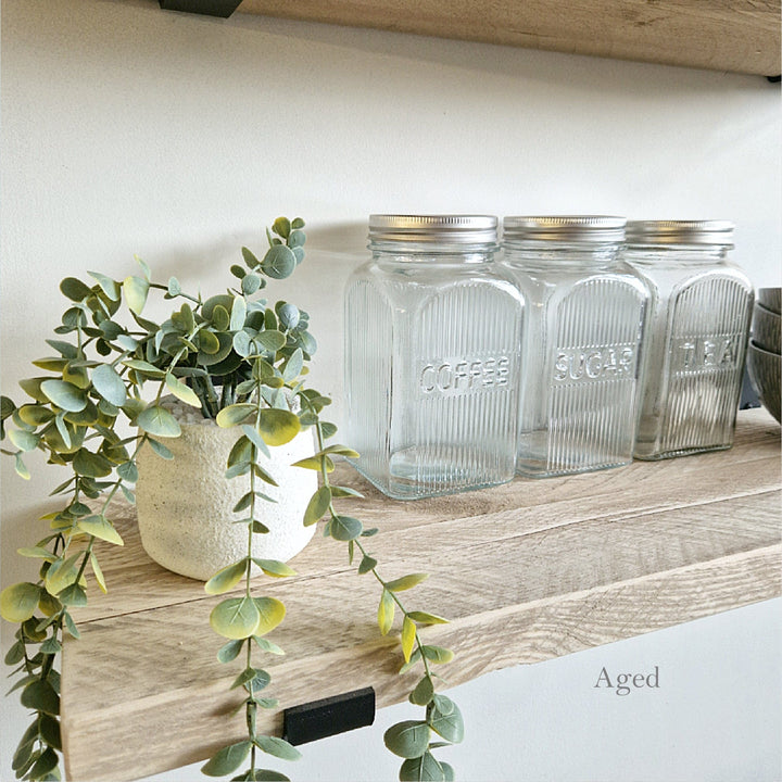 Relaimed Scaffold Board Shelf